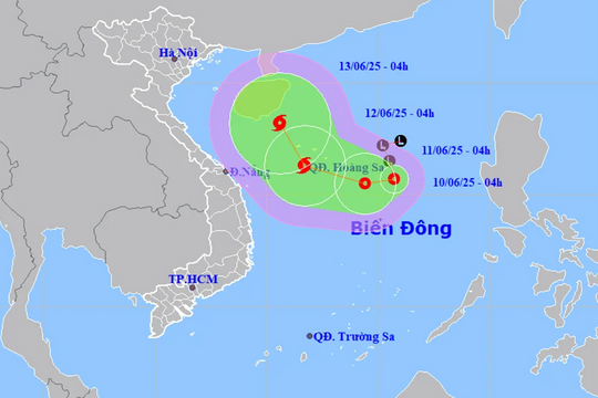 Biển Đông sắp xuất hiện cơn bão số 1: Cảnh báo đường đi và mức độ nguy hiểm