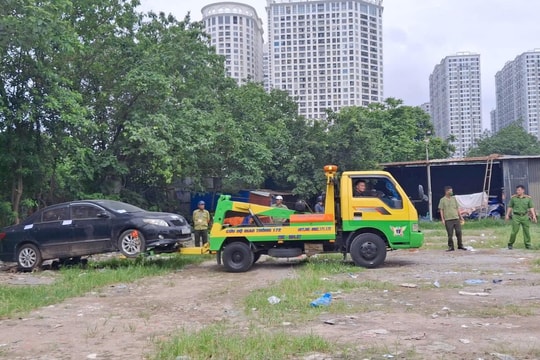 Phường Vĩnh Hưng (Hoàng Mai): Giải tỏa 5 điểm trông giữ xe không phép