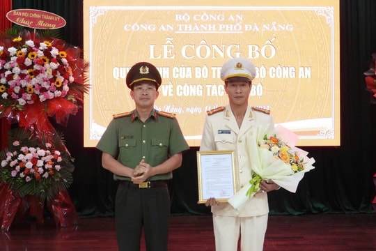 Thượng tá Trần Minh Nguyên làm Phó Giám đốc Công an TP Đà Nẵng