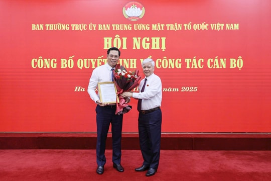 Đồng chí Bùi Duy Đông là Thư ký Chủ tịch Ủy ban Trung ương MTTQ Việt Nam