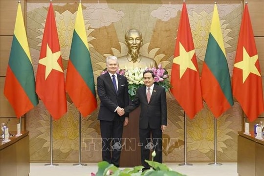Chủ tịch Quốc hội Trần Thanh Mẫn hội kiến Tổng thống Litva