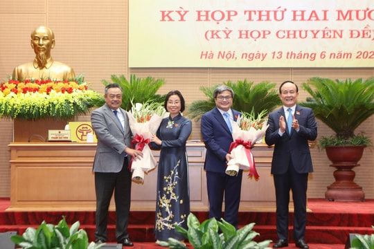Hà Nội có thêm Phó Chủ tịch HĐND, Phó Chủ tịch UBND thành phố