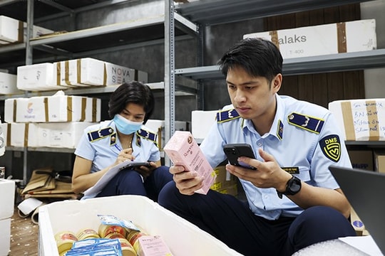 Hà Nội: Thu giữ hàng nghìn sản phẩm sữa, thực phẩm chức năng, mỹ phẩm nghi nhập lậu