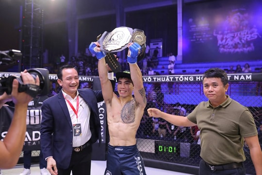 Phạm Văn Nam quyết tâm bảo vệ đai vô địch hạng 56kg tại LION Championship 23
