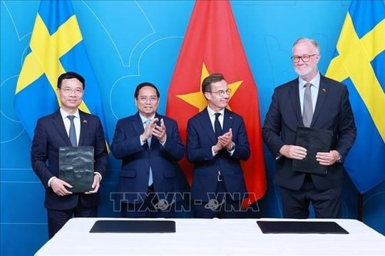 Việt Nam, Thụy Điển nâng cấp quan hệ lên Đối tác chiến lược ngành trong lĩnh vực khoa học - công nghệ và đổi mới sáng tạo
