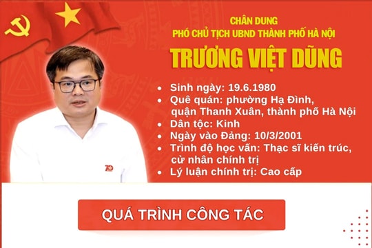 Chân dung tân Phó Chủ tịch UBND thành phố Hà Nội Trương Việt Dũng