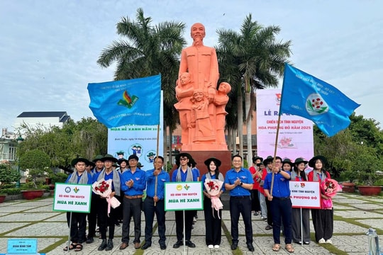 Hơn 250 chiến sĩ tình nguyện Bình Thuận ra quân chiến dịch hè