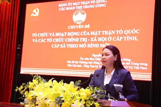 Dự kiến cơ quan Mặt trận Tổ quốc cấp xã có 8 - 10 biên chế