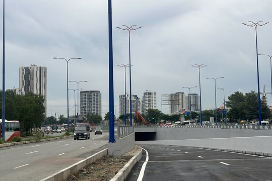 Cận cảnh nút giao thông quy mô hơn 3.400 tỷ đồng tại TP.HCM chậm tiến độ