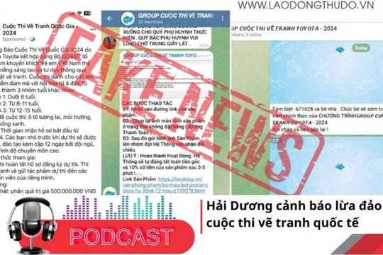 Điểm những tin nổi bật sáng ngày 14/6/2025: Hải Dương cảnh báo lừa đảo cuộc thi vẽ tranh quốc tế