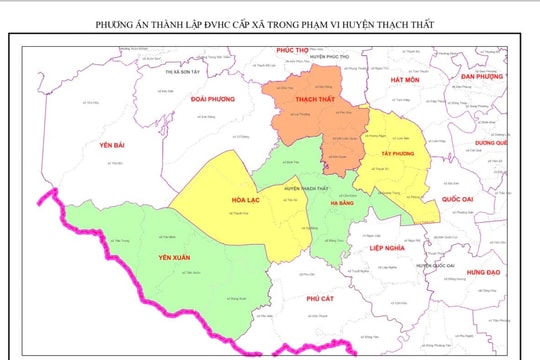 Thạch Thất: Vận hành thử nghiệm mô hình chính quyền địa phương hai cấp từ ngày 20-6