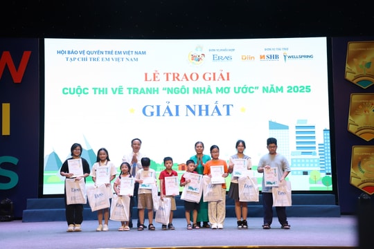 Hơn 300 triệu đồng trao giải Cuộc thi vẽ tranh toàn quốc "Ngôi nhà mơ ước"