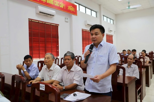 Cử tri Thường Tín kiến nghị sớm thẩm định Khu tái định cư Dự án quốc lộ 1A