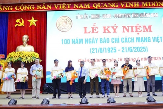 Quảng Nam long trọng kỷ niệm 100 năm Báo chí Cách mạng Việt Nam