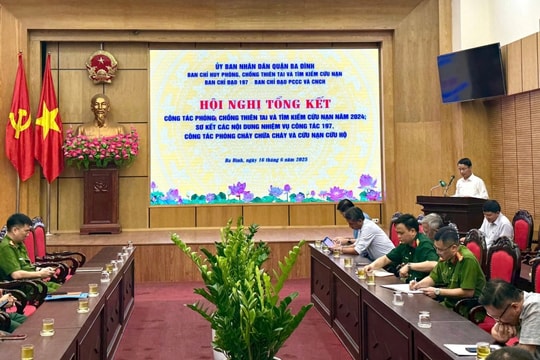 Ba Đình không chủ quan, lơ là khi ứng phó với thiên tai