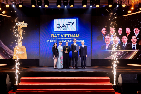 BAT Việt Nam được vinh danh “Lãnh đạo phát triển con người” tại giải thưởng Lãnh đạo xuất sắc - Việt Nam Excellence 2025