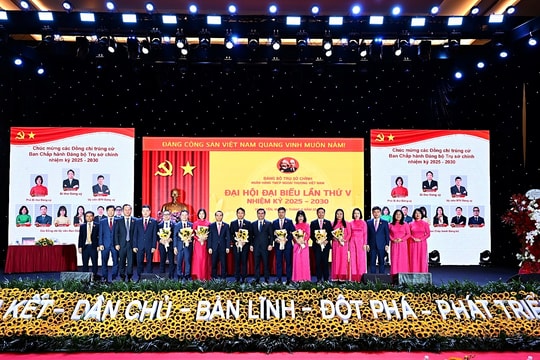 Đảng bộ Trụ sở chính Vietcombank tổ chức thành công Đại hội lần thứ V, nhiệm kỳ 2025-2030