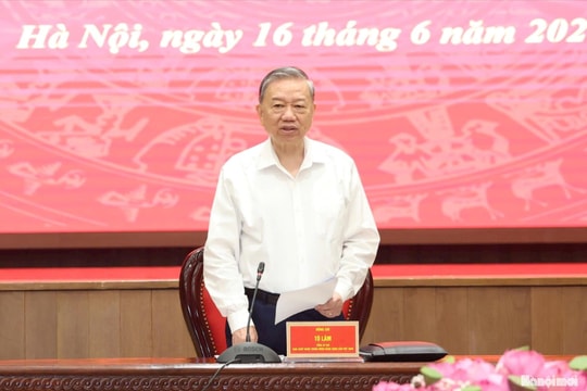 Tổng Bí thư Tô Lâm: Hà Nội phải bứt phá, đi đầu, dẫn dắt phát triển cả nước