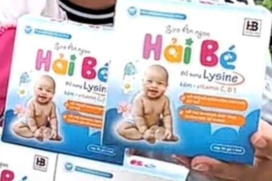 Cục An toàn thực phẩm khuyến cáo về Siro ăn ngon Hải Bé