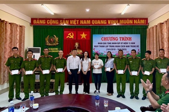 Cảnh sát cơ động Nam Trung Bộ ghi dấu những chiến công