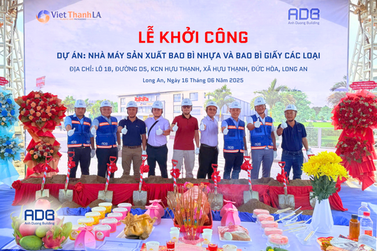 Long An: Khởi công nhà máy sản xuất bao bì