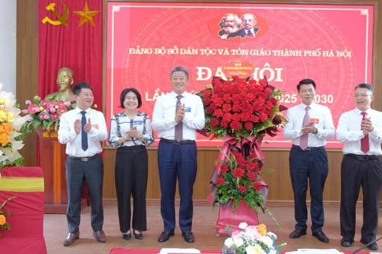 Đại hội Đảng bộ Sở Dân tộc và Tôn giáo thành phố Hà Nội thành công tốt đẹp