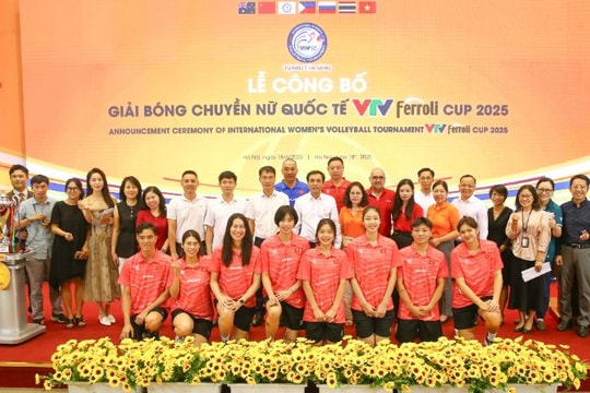 Giải bóng chuyền nữ quốc tế VTV Ferroli Cup 2025 có tiền thưởng “khủng”