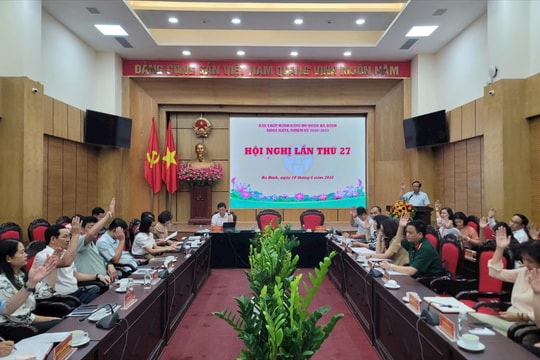 Kết thúc hoạt động 13 Đảng bộ phường tại quận Ba Đình từ 1-7