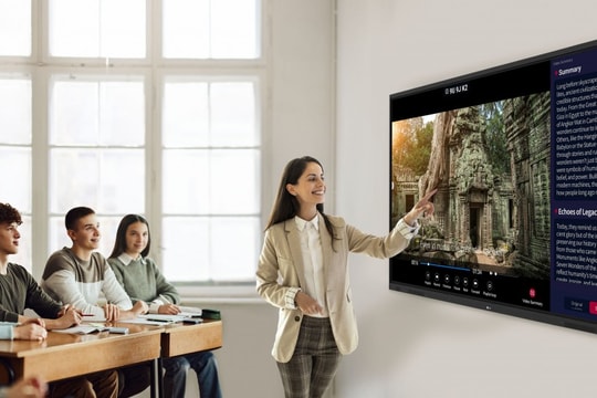 LG khẳng định vị thế dẫn đầu EdTech với dải sản phẩm màn hình tương tác thông minh LG CreateBoard