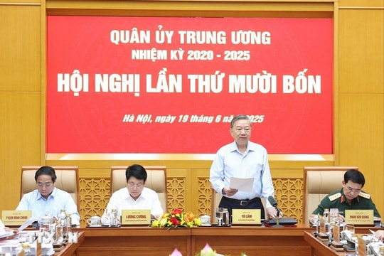 Tổng Bí thư Tô Lâm chủ trì Hội nghị Quân ủy Trung ương lần thứ mười bốn