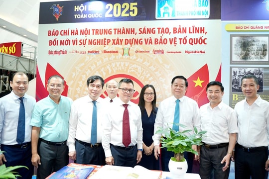 Ấn tượng những gian hàng trưng bày tại Hội Báo toàn quốc 2025