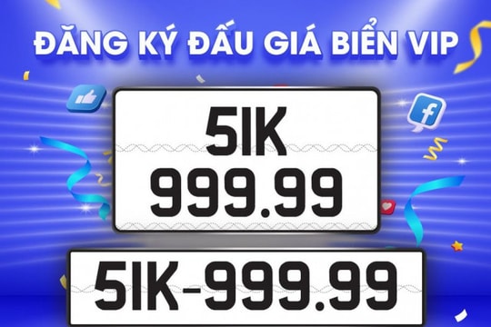 Đấu giá biển số xe mang về ngân sách nhà nước 6.400 tỷ đồng