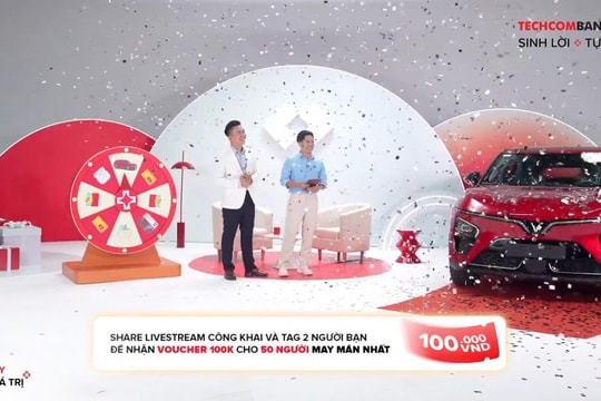 Techcombank “Sinh lời trúng lớn” bùng nổ: Xe VinFast, iPhone 16 đã có chủ