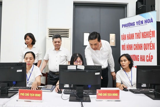 Cầu Giấy: Từ công tác nhân sự đến vận hành thử mô hình hai cấp được chuẩn bị bài bản