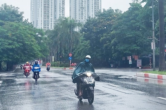 Bắc Bộ có mưa to về chiều tối và đêm