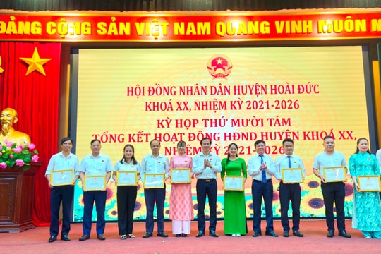 HĐND huyện Hoài Đức tổ chức kỳ họp tổng kết hoạt động nhiệm kỳ 2021-2026