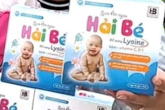 Đề nghị thu hồi Siro ăn ngon Hải Bé là hàng giả trên toàn quốc