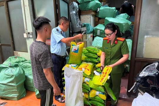 Hà Nội xử phạt và buộc tiêu hủy sản phẩm, bao bì xâm phạm nhãn hiệu gạo ST25