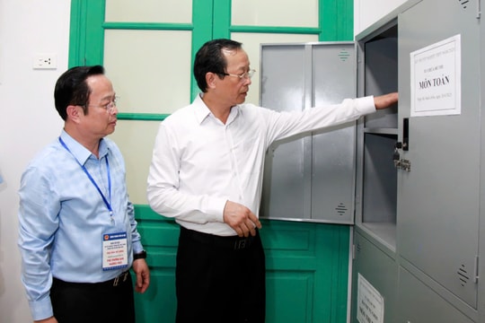 Hệ thống phần mềm thi tốt nghiệp THPT được lực lượng công an rà soát kỹ