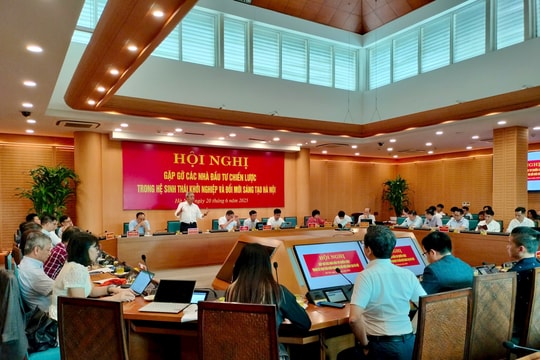 Hà Nội kêu gọi nhà đầu tư chiến lược tham gia xây dựng các thiết chế hỗ trợ đổi mới sáng tạo