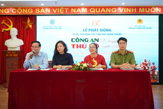 Phát động sáng tác văn học nghệ thuật “Công an Thủ đô vì bình yên cuộc sống”