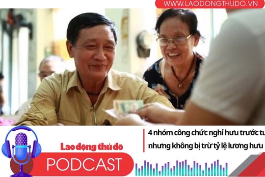 Điểm những tin nổi bật tối ngày 20/6/2025: 4 nhóm công chức nghỉ hưu trước tuổi nhưng không bị trừ tỷ lệ lương hưu