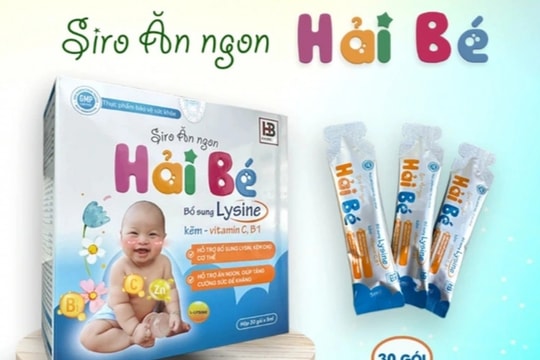 Bộ Y tế Thu hồi thực phẩm bảo vệ sức khoẻ Siro ăn ngon Hải Bé