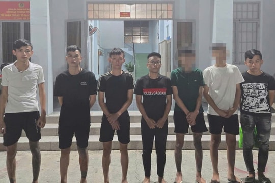 Tạm giữ nhiều đối tượng gây rối trật tự công cộng tại Đồng Nai