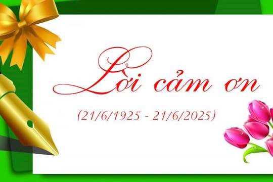 LỜI CẢM ƠN!