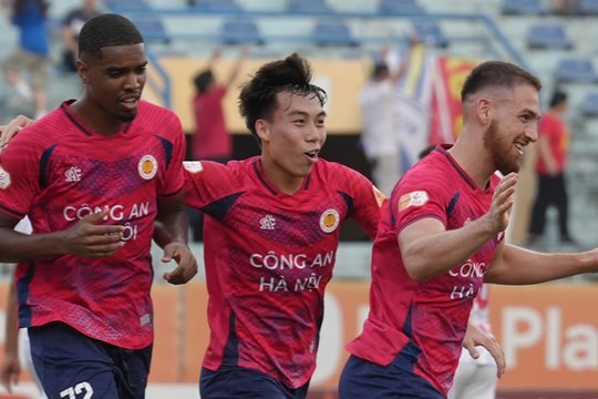 Thắng đậm Hải Phòng, Công an Hà Nội giành Huy chương đồng V.League 2024-2025