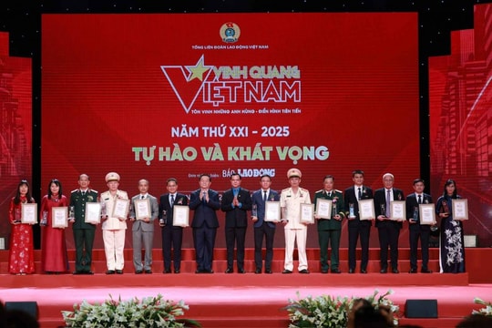 Vinh quang Việt Nam tôn vinh và truyền cảm hứng quốc gia