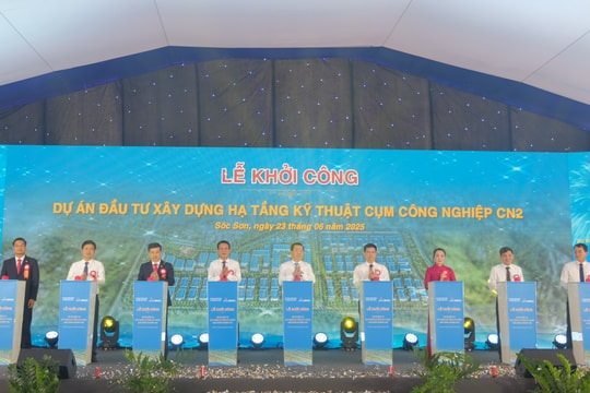 Khởi công Cụm công nghiệp CN2 hơn 50ha tại huyện Sóc Sơn