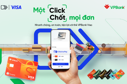 VPBank nâng tầm trải nghiệm thẻ với tính năng mới Click to Pay và ưu đãi toàn diện