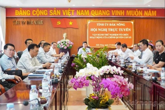 Lâm Đồng, Đắk Nông và Bình Thuận phối hợp vận hành thử nghiệm thành công hoạt động cấp xã